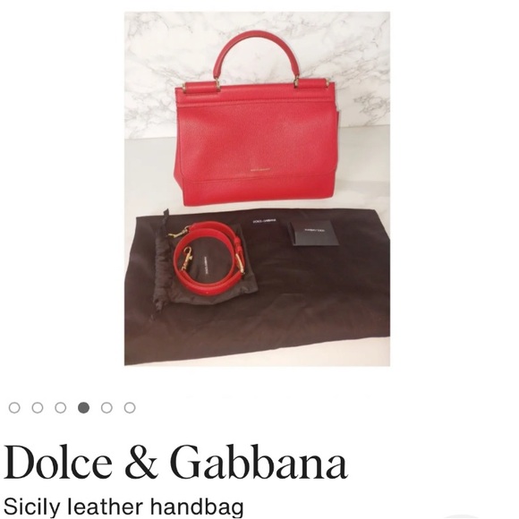 Chic Red Handbag - Picture 3 of 6